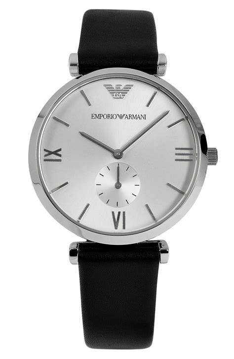 cheap emporio armani leather watch straps